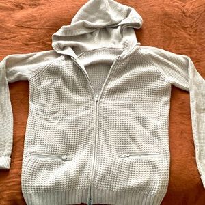 Oatmeal cashmere hoodie